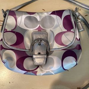 Coach Satin Logo Crossbody